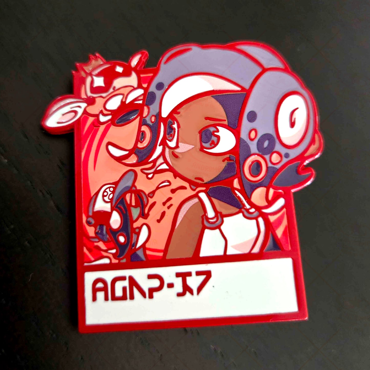 Side Order Color Chip Enamel Pin