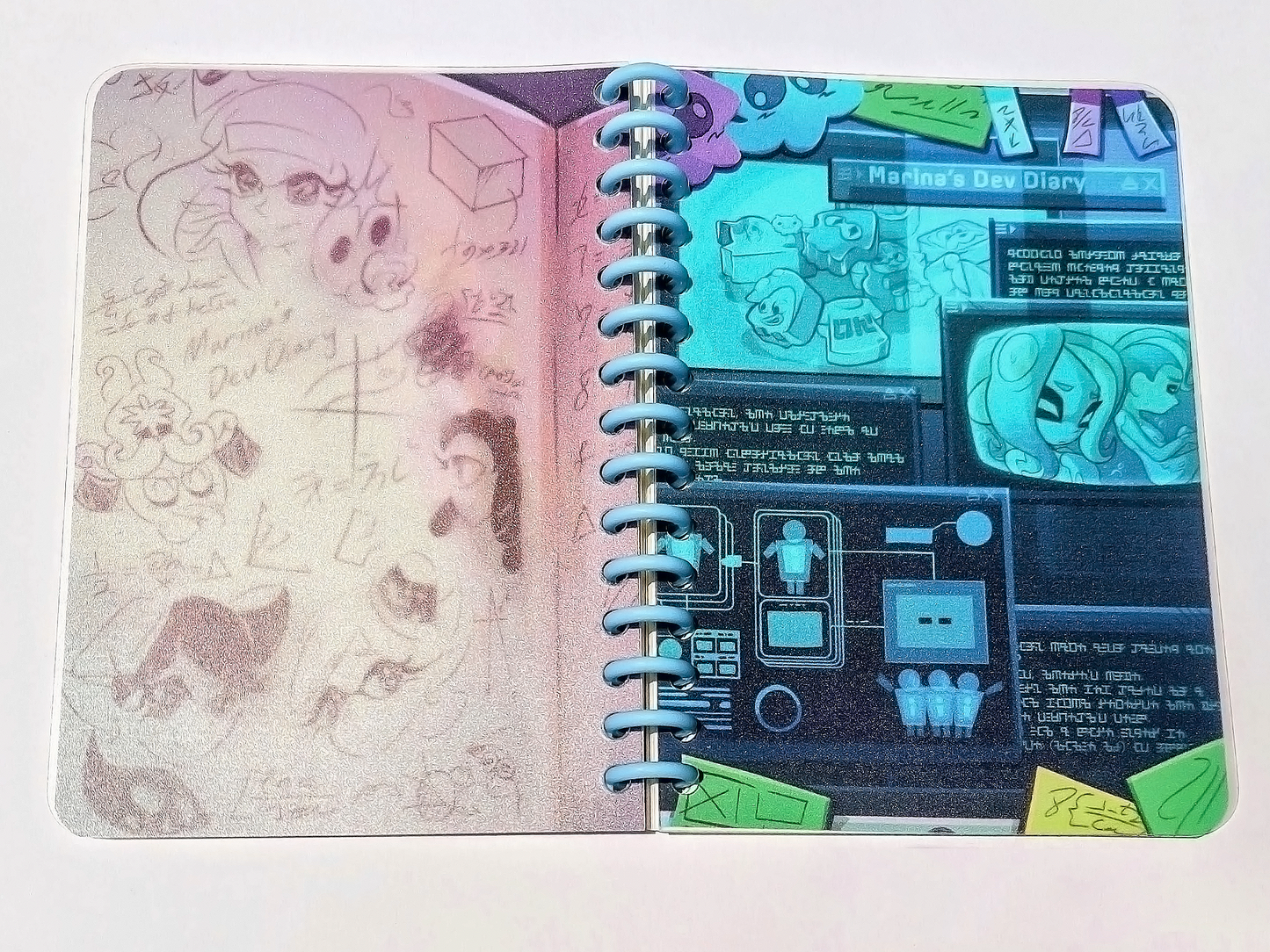 Marina's Dev Diary Sketchbook
