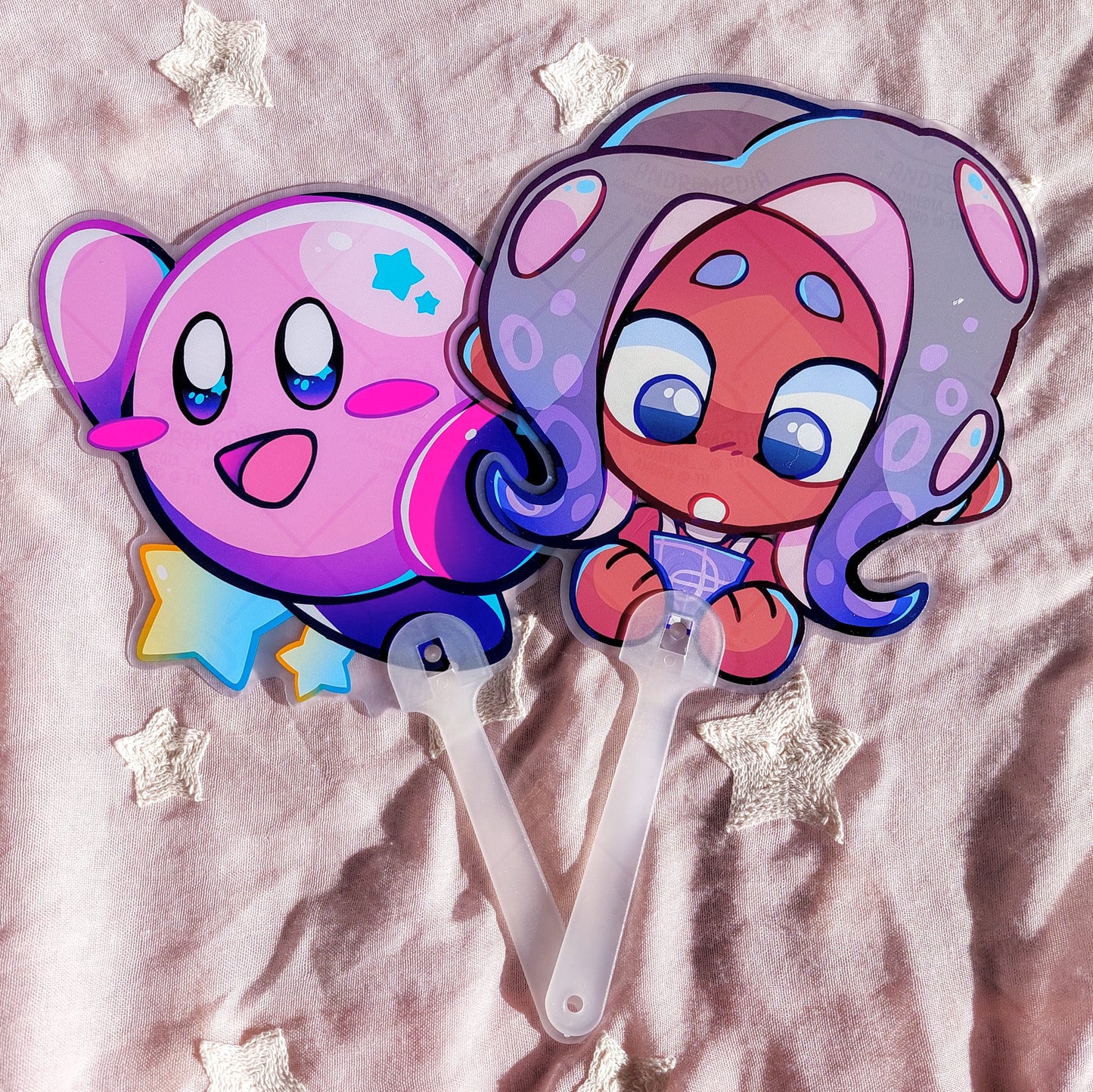 Agent 8 + Kirby Hand Fans
