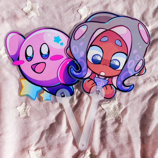 Agent 8 + Kirby Hand Fans