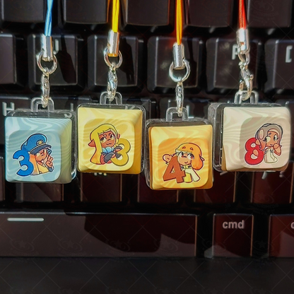 Agent Keycap Phone Charms