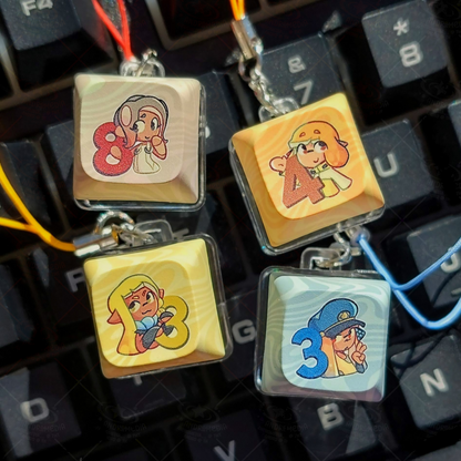 Agent Keycap Phone Charms