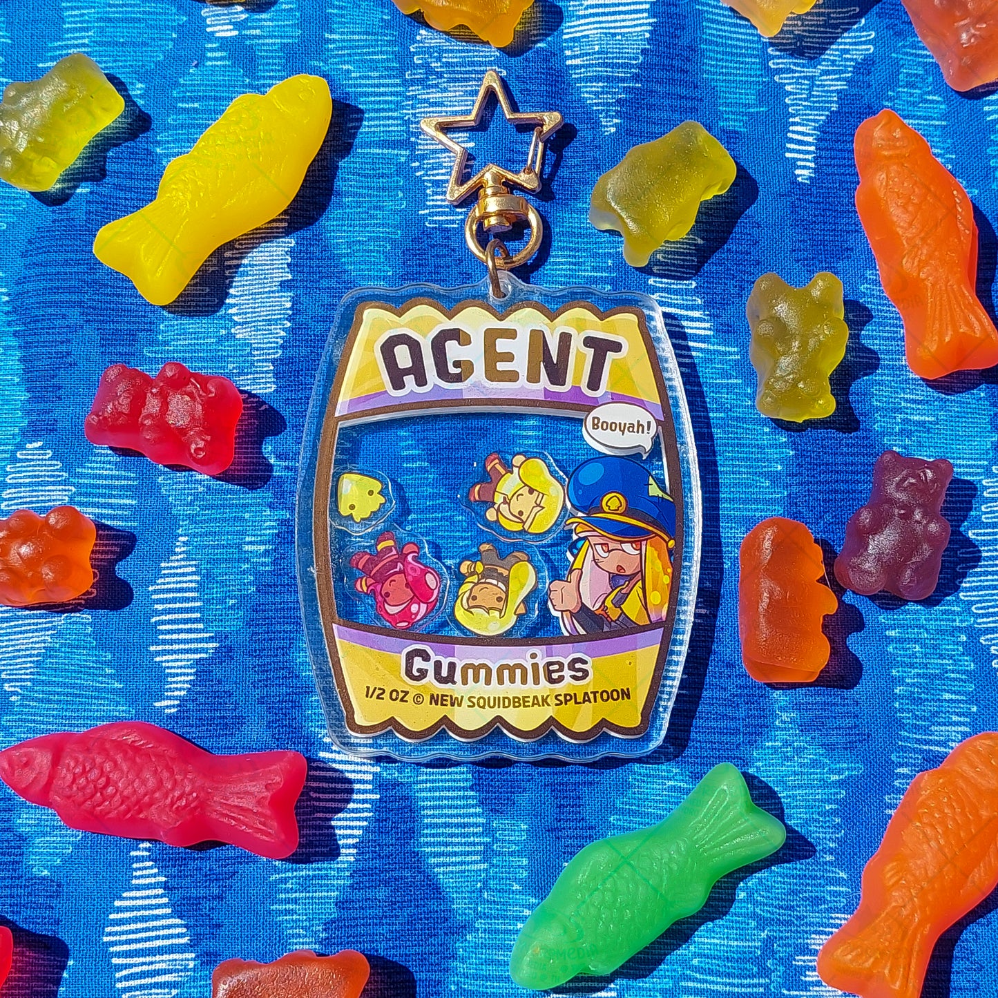 Agent Gummies Shaker Keychain