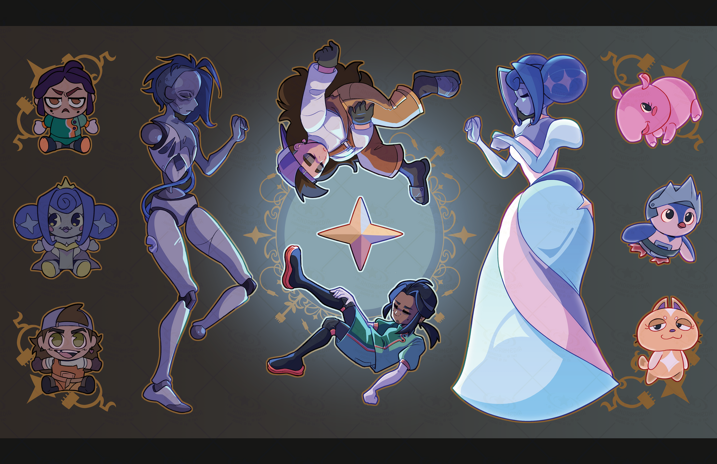 Knights of Guinevere Sticker Sheet
