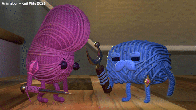 Load video: 0:05 - Animation, set modeling (Base walk cycle animation made by Lila Rubin) ; 0:14 - Animation, set modeling ; 0:18 - Animation, set modeling ; 0:32 - Animation, set modeling ; 0:35 - Animation ; 0:39 - Head modeling, texturing, turnaround ; 0:44 - Modeling ; 0:48 - Animation ; 0:55 - Animation