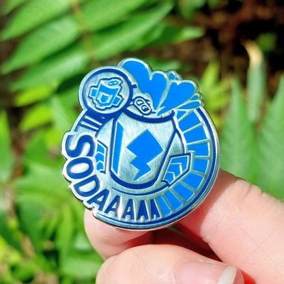 SODAAAAAA Enamel Pin