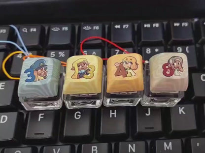 Agent Keycap Phone Charms
