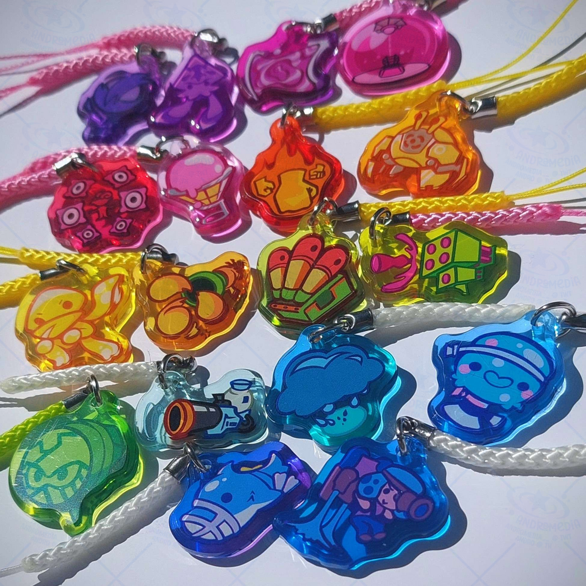 Special Weapons Phone Charms