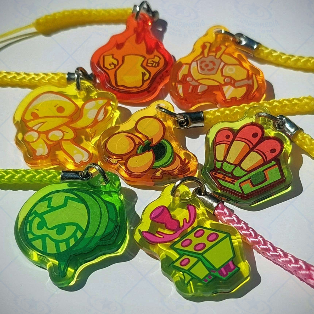 Special Weapons Phone Charms