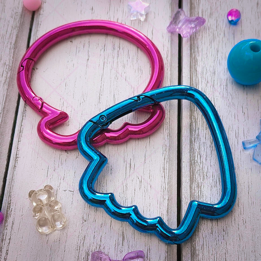 Squid and Octo Metal Carabiners