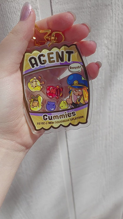 Agent Gummies Shaker Keychain