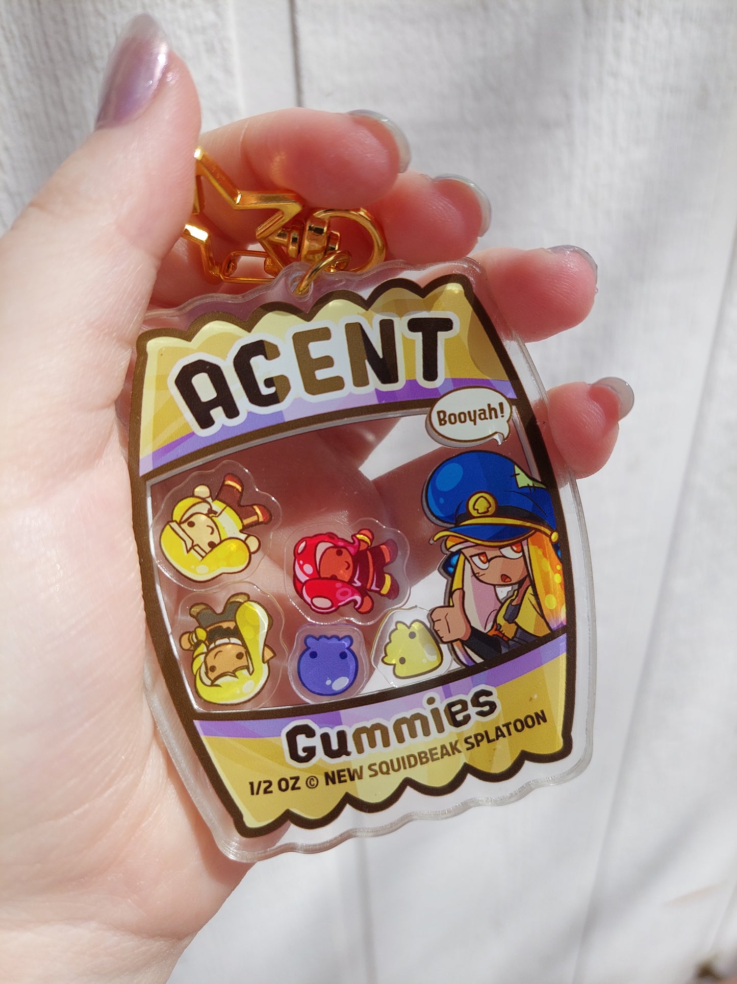 Agent Gummies Shaker Keychain